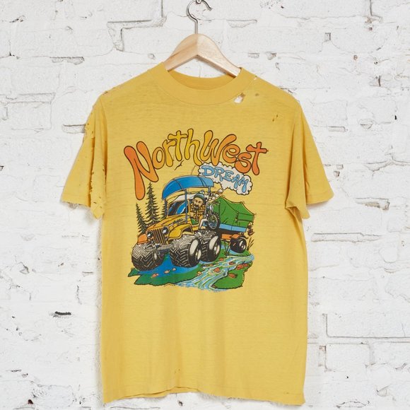 Vintage Other - Vintage Camping shirt